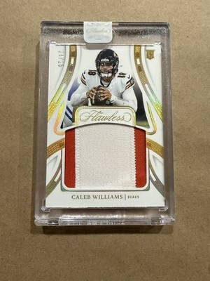 2024 PANINI FLAWLESS RC PATCHES GOLD #FRP-CWS CALEB WILLIAMS 24/25 Sealed Beard