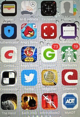 Apple iPhone 5 16GB (ATT) A1428 Fast Ship Good Used 62 Apps 10.3.3 IOS Games 