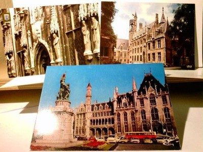 Brugge / Brügge /  Belgien. 3 x Alte Ansichtskarte / Postkarte farbig, ungel.,  