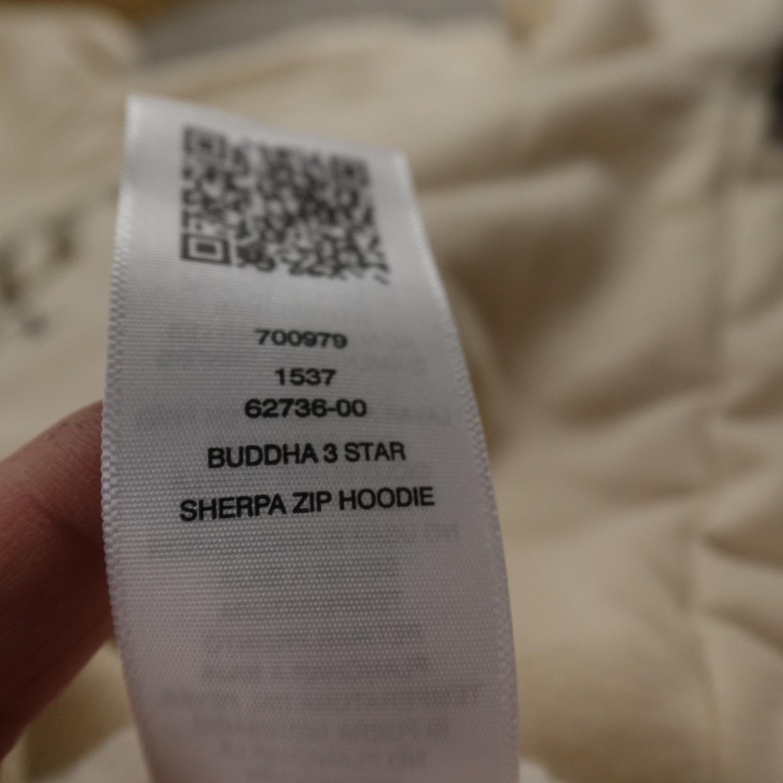 NEW True Religion Hoodie Mens L Beige Buddha Sherpa Full Zip Sweatshirt Jacket thumbnail 13