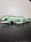McCoy Panther Planter, 1950s. Green McCoy Planter. Mid-Century Modern Planter
