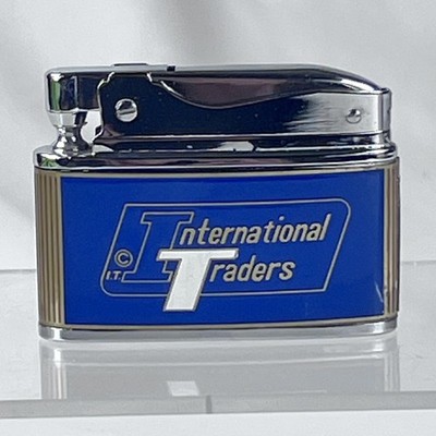 Vintage Sarome Swallow Japan Lighter Automatic International Traders Excellent