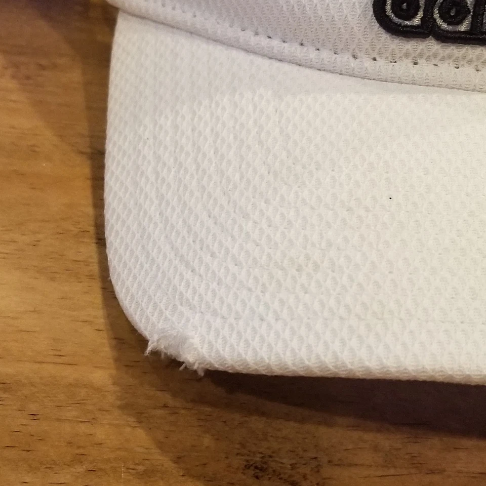 Adidas Visera Sombrero Gorra Correa Trasera Blanco Talla Única Golf Tenis Correr Foto 2 de 4