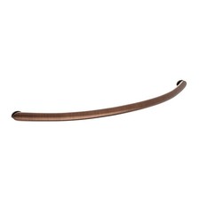Tubular Single Mount Towel Bar 18" Center To Center 18-3/4" Length Antique Cop