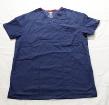 Dickies Men's EDS Signature Cotton V-Neck Scrub Top CN6 Navy Small NWT