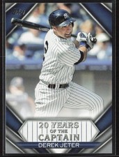 2020 Topps Update #YOC-13 Derek Jeter 20 Years of The Captain