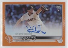 2022 Topps Chrome Rookie Orange Refractor 25/25 Kervin Castro #RA-KC Auto 2f4