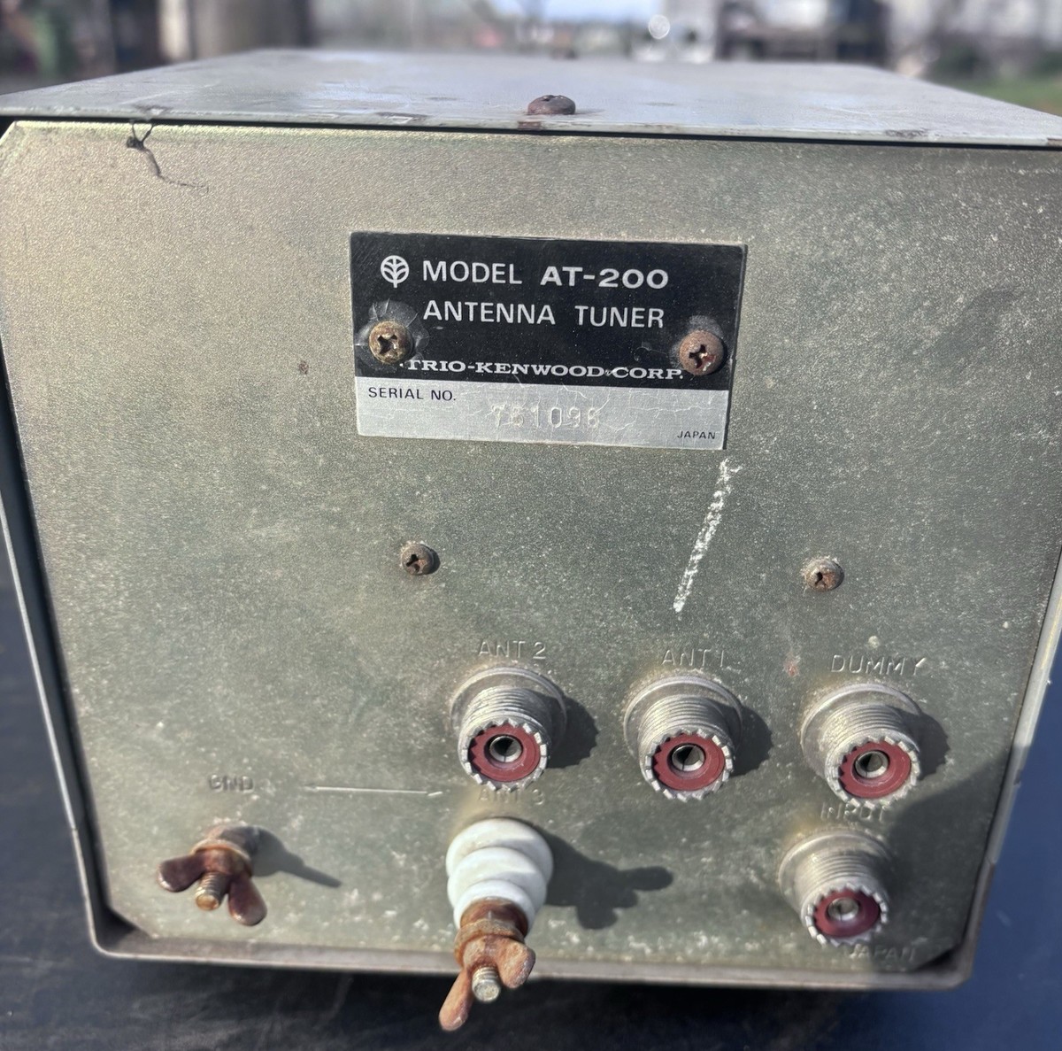 TRIO トリオ AT-200 HF アンテナチューナー Kenwood Antenna Tuner At-200 Transmatch AT200 for sale online | eBay