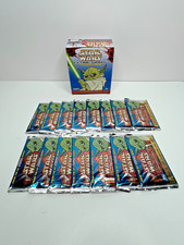 2004 TOPPS STAR WARS CLONE WARS HOBBY LOT OF 15 UNOPENED WAX PACKS & BOX