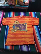 Vintage Pokemon Charzard Tie Dye 2000 Nintendo T-Shirt Men's Size Large