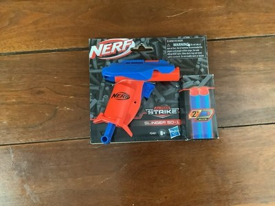 New Red & Blue Nerf Alpha Strike Slinger SO-1 Hasbro Age 8+