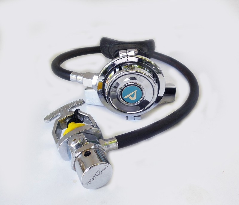 1971 NEMROD SEAMLESS DOWNSTREAM SINGLE HOSE REGULATOR - BEAUTIFUL CONDITION!