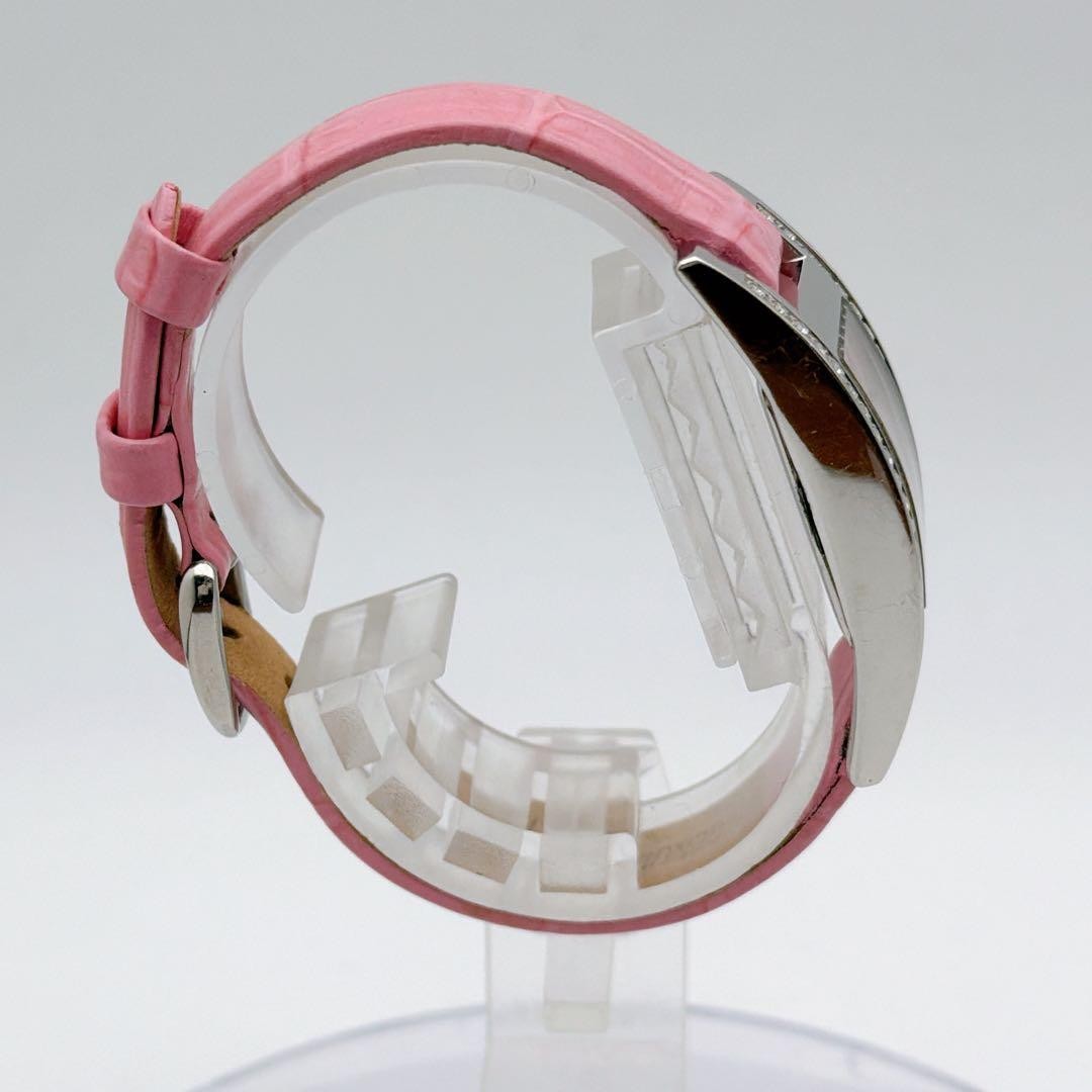 Givenchy Pink Diamond Bezel Rectangular Shell Dia… - image 4