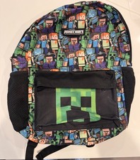 MINECRAFT BACKPACK, SCHOOL BAG, PRE-OWNED