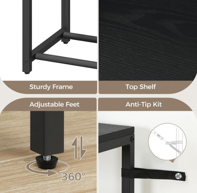 Guitar Stand, Multi Guitar Rack Stand for 7-10 String Instruments, for Acoust...