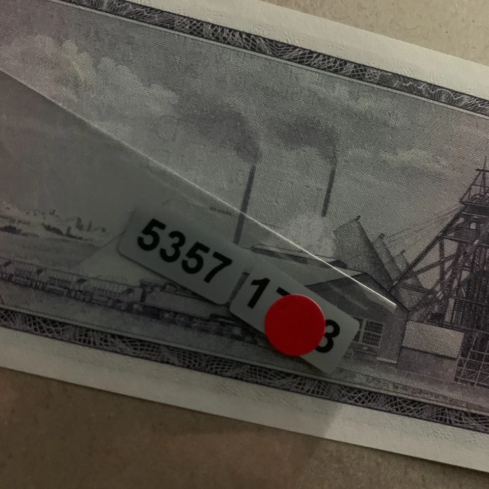 SOUTH AFRICA 5 Rand 1967 de Jongh, Afrikaans Springbok, Orig Banknote Currency - Image 3 of 3