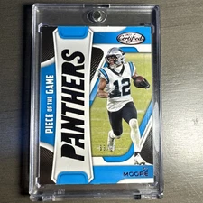 2021 Panini Certified -Piece of the Game Relic D.J. Moore #POG-DJM 63 /99 (MEM)