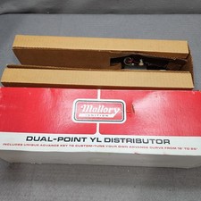 Mallory Dual-Point YL Distributor Vintage Ignition with Advance Key NIB