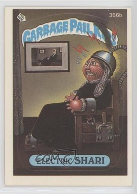 1987 Topps Garbage Pail Kids Series 9 Electric Shari (two star back) #356b 0y59