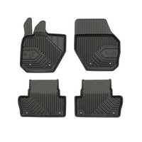 FußMatten Gummimatten No.77 FüR Volvo XC60 I 2008-2017 TPE Gummi Schwarz 4 Tlg