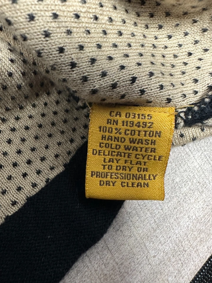 Cárdigan mujer April Cornell botones delanteros talla 2XL negro y dorado manga larga Foto 4 de 4