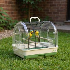 Bird cage Transparent Pet Cage Bird enclosure Parrot cage Canary cage Metal cage