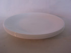 Set of 4  Corelle Vitrelle  8 1/2"  Solid White  Luncheon Salad Lunch Plates — photo 1