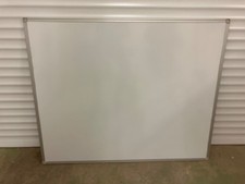1100 x 900mm Magnetic Whiteboard, Wall Mounted complete with fixings