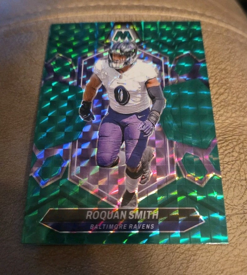 ROQUAN SMITH #19 2024 PANINI MOSAIC RAVENS GREEN