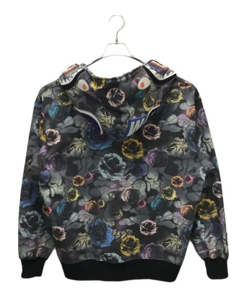 A BATHING APE (BAPE) Giacca con cappuccio uomo Ape floreale mimetica streetwear usata