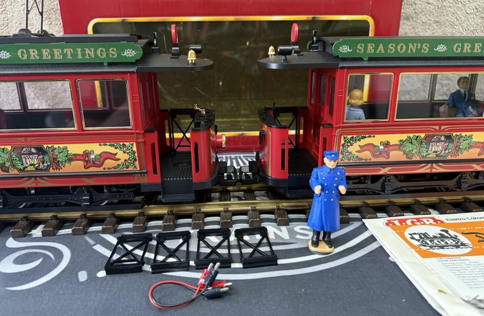 LGB 2036 Christmas Season Greetings Trolley Anniversary Set Tested LN/Box - Image 3 of 4