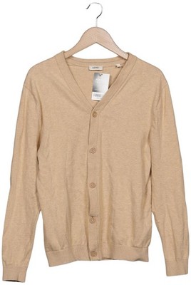 Esprit Strickjacke Herren Cardigan Jacke Gr. S Baumwolle Beige #dx6xm6i