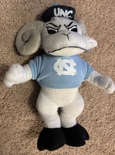 UNC North Carolina Tarheels Rameses Mascot Plush Ram Stuffed Animal 9"