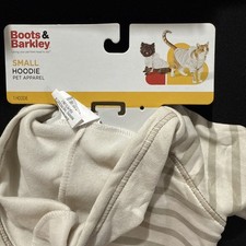 Boots  Barkley Striped Dog Cat Pet Hoodie Shirt for Size Small  Up to 20 Lbs
