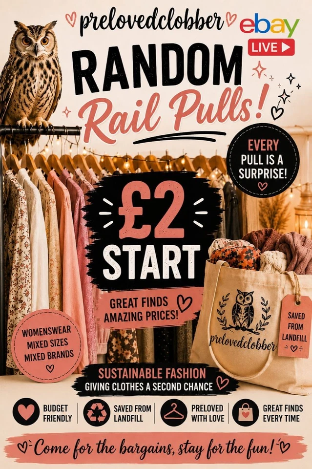 ⚡£2 Starts ⚡Womenswear 👗👚👕👖Bargains! ♻️Saved From Landfill♻️