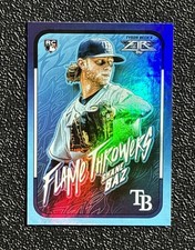 2022 Topps Fire - Flame Throwers Shane Baz #FT-11 (RC)