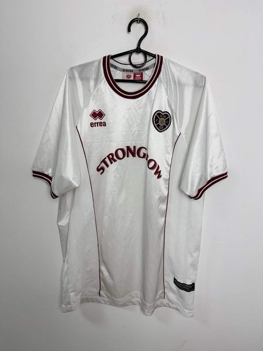 Maillot D'entraînement Heart Of Midlothian (Hearts) 2009/2010, Umbro, Taille L, Blanc, état Moyen