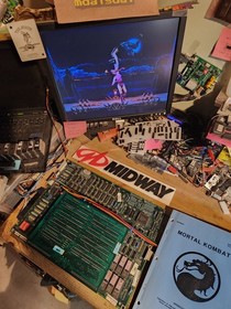 MORTAL KOMBAT 2 PCB JAMMA ARCADE MAIN BOARD ONLY REV 3.1 WORKING!!!! MIDWAY 