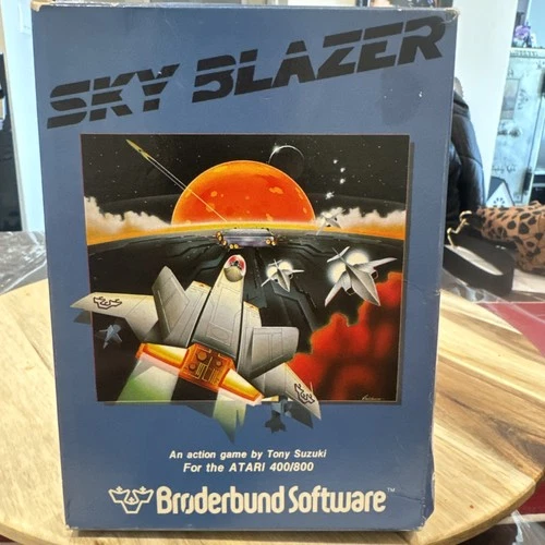 Vintage Star Blazer Atari 400/800 Video Game Broderbund 1983