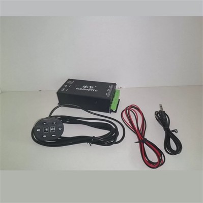 12V Motorrad Lautsprecher Audioverstärker MP3 FM Radio Bluetooth USB AUX Eingang
