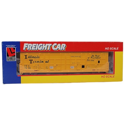 Coche de caja escala HO realista 8456 Illinois Terminal Thrall-Door 7800 nuevo en caja - Imagen 2 de 4
