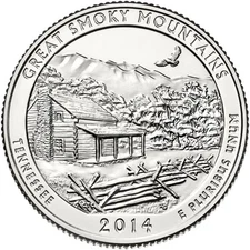 2014 S Great Smoky Mtns National Park ATB Series Uncirculated From US Mint roll.