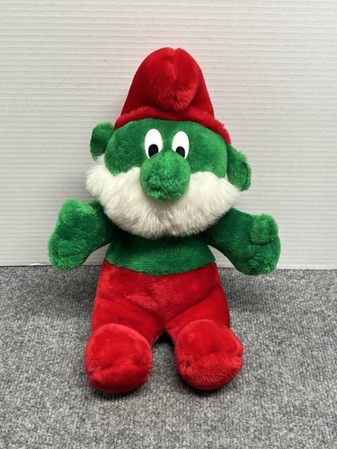 Papa Schlumpf Christmas Holiday 13 Zoll Plüsch Rot Grün König Plüsch Vintage