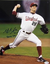 Mark Appel Stanford Cardinal Signed 11x14 Glossy Photo JSA Authenticated