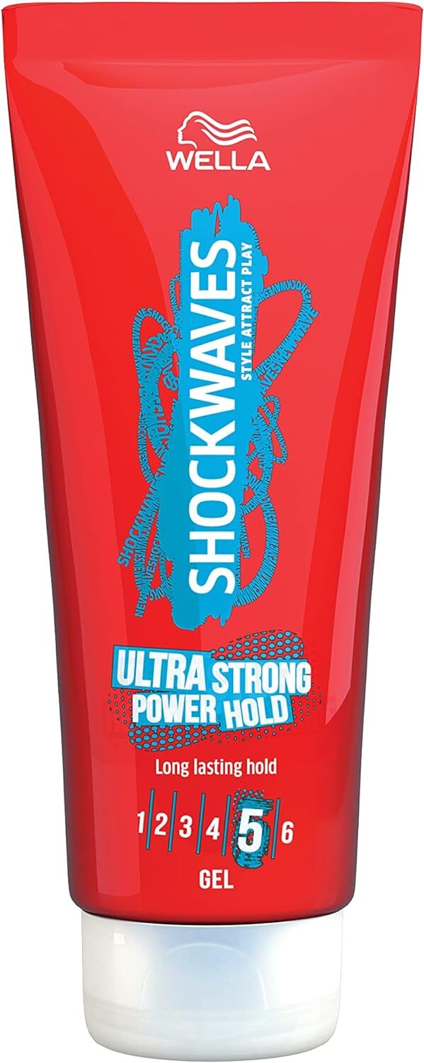 Wella Shockwaves Ultra Strong Power Hold Gel, 200ml 200 ml (Pack of 1)
