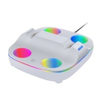 Two Seats Charging Dock Station Controller Charging Stand Gamepad Base