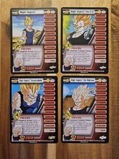DBZ CCG Majin Vegeta Lv 1-4 Unlimited NM-LP Babidi Saga Dragon Ball Z  2003