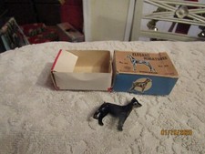 Vintage Marx Linemar Toys Elegant Miniatures 30 Doberman Dog Original Box Japan