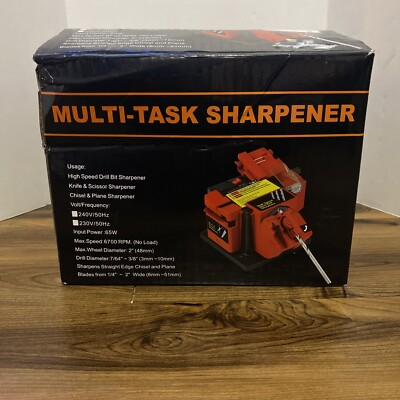 #ad #ad Multi Task Electric Knife Scissor Drill Bit Chisel Planer Sharpener 110V 65W $54.00