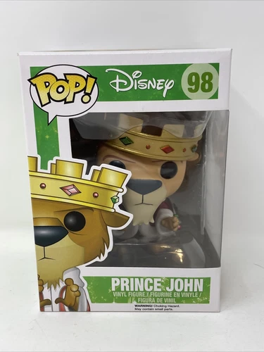Funko Pop! Disney Series 6 Robin Hood Prince John 98 with Protector